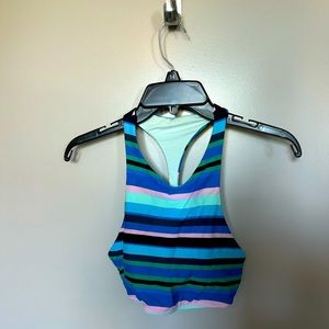 NWOT Aerie Striped Bikini Top